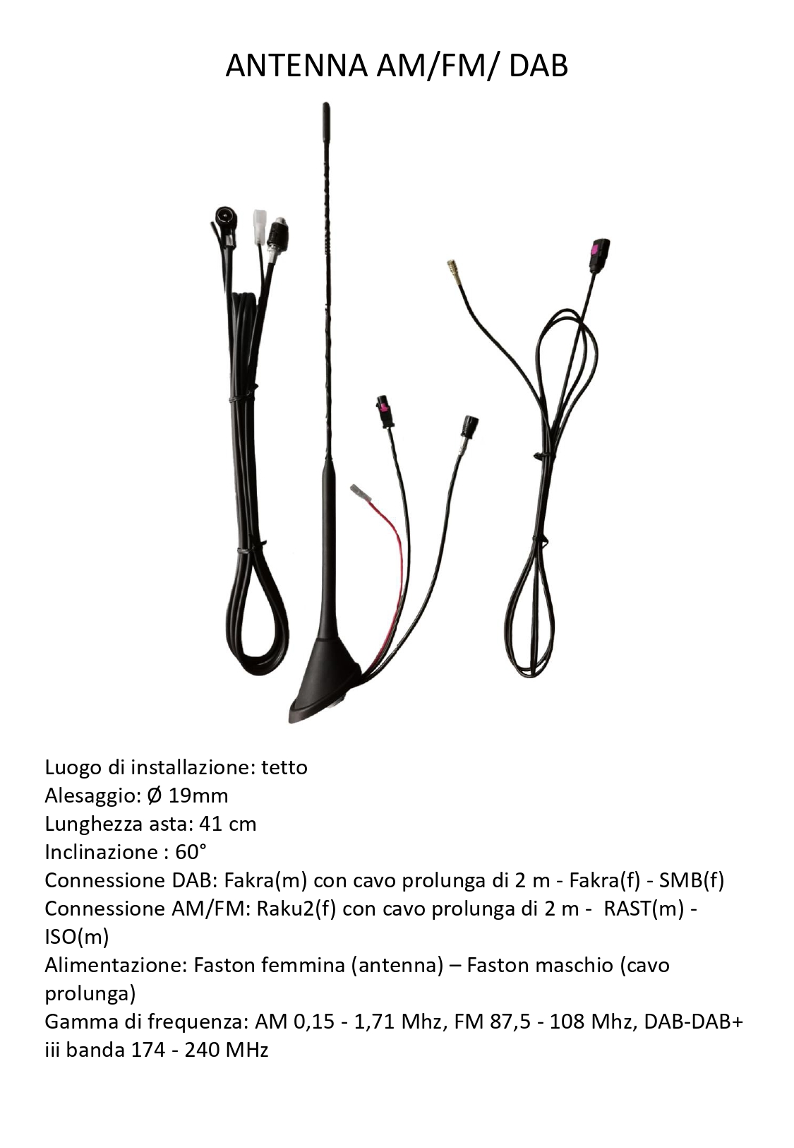 ANTENNA AM/FM/DAB